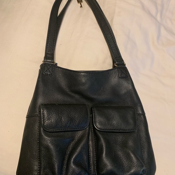 Fossil Handbags - Fossil black leather bag